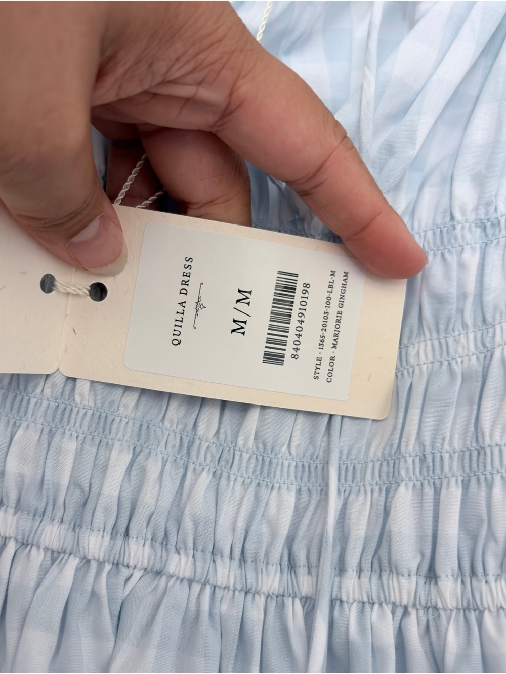 Doen Quilla Dress size M in Marjorie Gingham - Picture 6 of 12